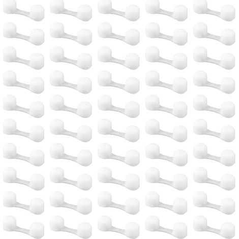 50 Pièces Filtres Nasaux en Eponge, Filtres Nasaux Respirants et Invisibles, pour Lutter Contre la Poussière, les Poils Danimaux, le Pollen et le Sprays de Protection Solaire