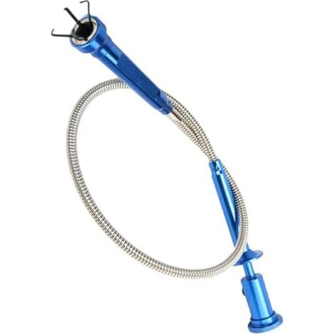 Outil de Ramassage Magnétique Design Pliable et Portable Flexible à Quatre Griffes en Alliage Lumière LED, pour Usage Domestique Tâches Bureau - (1/5)