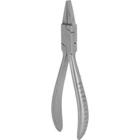 Pince à lunettes professionnelle ergonomique en acier inoxydable pour la réparation et le réglage de lunettes, pince à bec plat pour réparateur (1/5)