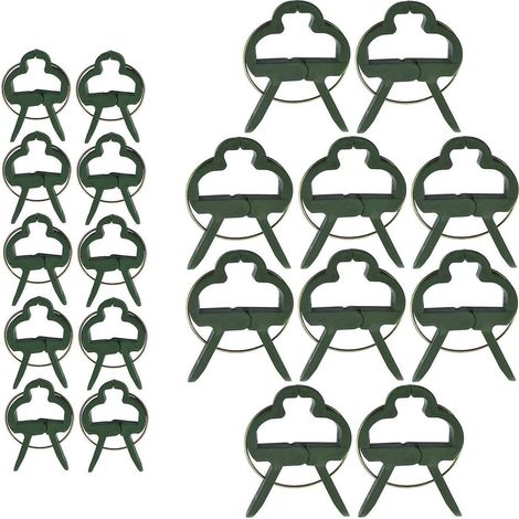 60 Pices Clips Pour Plantes Grimpantes, Clips Pour T Omates, Clips Pour Plantes, Clips Pour Attache Tomate (2 Tailles) (1/5)