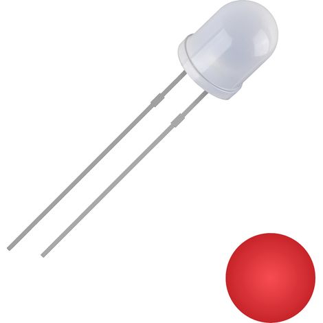 Quadrios 2111O166 LED bedrahtet Rot Rund 3 mm 700 mcd 30 ° 20 mA 2 V (1/2)