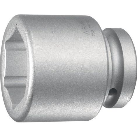 Jeu d'embout de clé à douille forte démult. 750 1 po. 6 pans ouv. de clé 33 mm L. 6 (1/4)