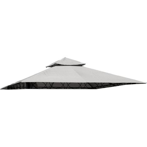 C TOP RICAMBIO P/GAZEBO EDEN BIANCO- I GIARDINI DEL RE- 1,0 pz