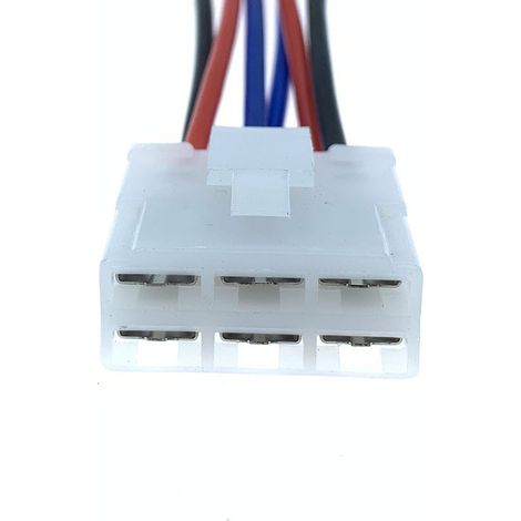 7123-2262 Fiche pour appareils ménagers et connecteur automobile série 6.3 DJ7062E-6.3-11/21 -- Fiche simple
