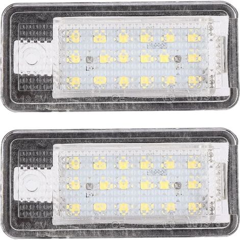 1 paire de feux de plaque d'immatriculation arrière à LED pour Audi (1/4)