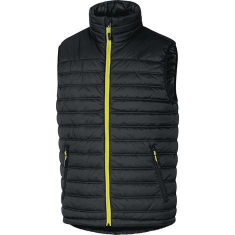 DOUDOUNE DE TRAVAIL SANS MANCHES NOIRE POLYAMIDE DELTA PLUS - GDOONNJ 54/56 (XL)