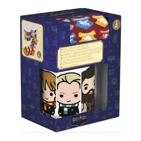 SET CALCETINES Y TAZA CERAMICA 325ML HARRY POTTER