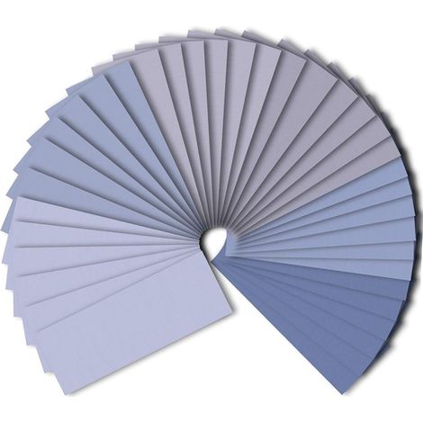 Assortiment de 36 feuilles de papier de verre (grains 1500, 2000, 2500, 3000, 5000 et 7000) de 23 x 9 cm (9 x 3,6 pouces) à grain fin, pour le ponçage automobile, le bois et les meubles. (1/5)