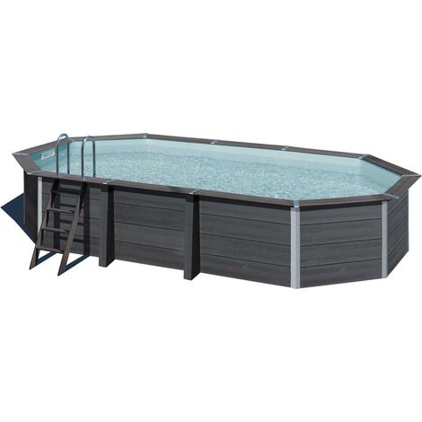 Piscina fuori terra GRE in composito 664x386x124 cm (1/5)