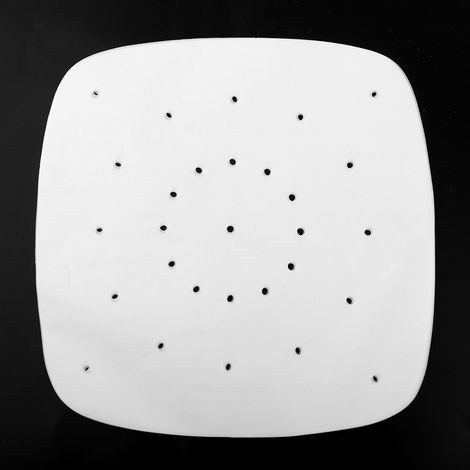 Papier de cuisson vapeur carré perforé de 7,5 pouces pour friteuse à air (blanc) (1/5)
