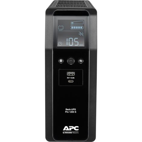 APC BACK UPS PRO BR 1200VA gruppo di continuità (UPS) A linea interattiva 1,2 kVA 720 W 8 presa(e) AC (1/5)