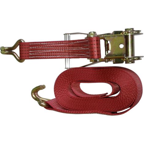 HP Autozubehör 12307 Zweiteiliger Spanngurt Zugkraft LC Niederzurren (einzeln/direkt)=2500 daN (L x
