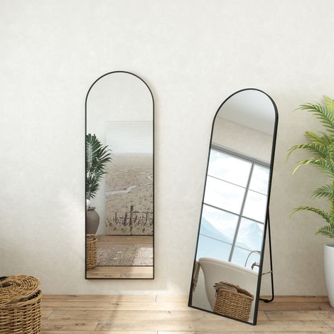 Specchio a corpo intero 150x50cm, design moderno e adatto per svariate scenari. (1/5)