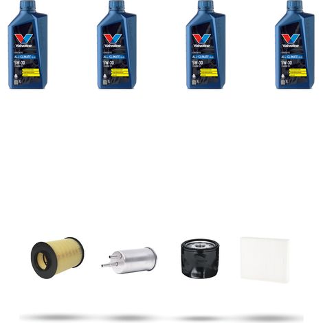 Kit tagliando 4 FILTRI e 4L OLIO compatibile con Volvo V40 II V40 Cross Country Dal 1.6 T2 84kw 2013 (1/5)