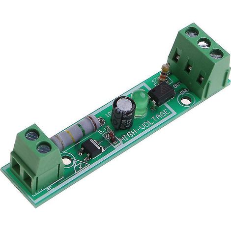 Carte optocoupleur 1 canal, module d'isolation et de détection de tension 220 V, automate programmable