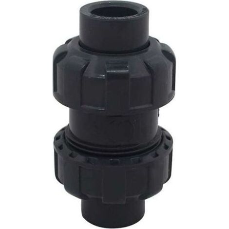 ALLIANDISClapet anti retour a boule 20 25 32 40 50 63mm clapet piscine clapet antiretour anti refoulement pvc vanne soupape anti retour (Diamètre intérieur 32mm) (1/4)