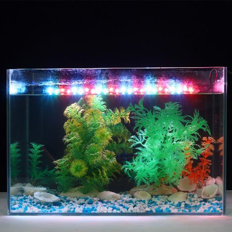 Lumière d'aquarium pour aquarium, niveau d'étanchéité élevé, luminosité, perles LED, conception améliorée, large application, économie d'énergie et protection de l'environnement (1/5)