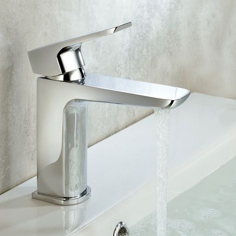 Astra Modern Chrome Bathroom Basin Mono Mixer Tap (1/4)