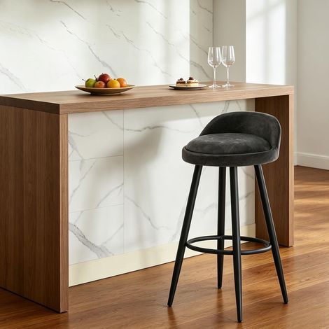 Tabouret de travail, chaise de table confortable, tabouret de bar, chaise de salle à manger, tabouret de discussion (1 seul tabouret inclus (1/5)