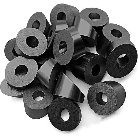 Lot de 20 rondelles d'angle de 6,35 mm (1/4 po) de diamètre intérieur pour poteaux de garde-corps à câbles (1/5)