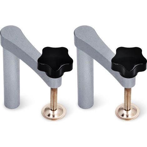 Lot de 2 Pinces pour Chien D'établi, Pince Rapide Réglable de 20 Mm, Pince de Serrage Rapide pour Banc en Alliage D'aluminium pour Pinces à Bois, Outils à Main, Accessoires (1/5)