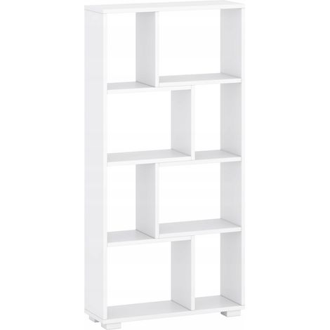 Kleines Wandbodenregal 120x60x20 weiß (1/5)