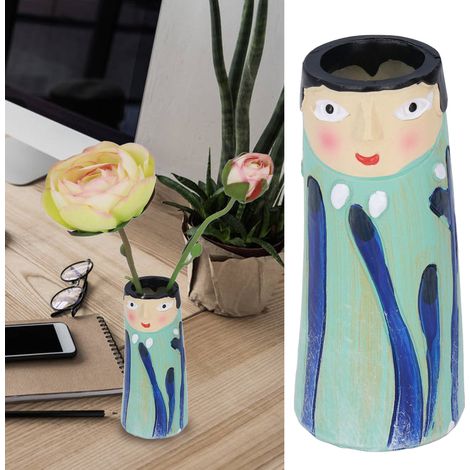 Vases en résine, objets artisanaux en résine, ornements en résine, décorations créatives pour la maison, le salon ou le bureau, petits vases 01 (1/5)