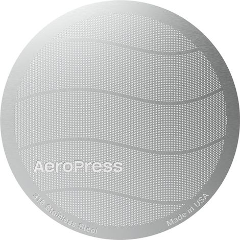 Filtro reutilizable de acero inoxidable para AeroPress – Filtro metálico para cafeteras AeroPress estándar, 1 paquete, 1 filtro