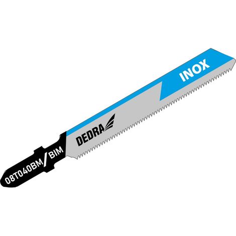Lames de scie sauteuse DEDRA 82 mm - Acier inoxydable BIM, 2 pièces.