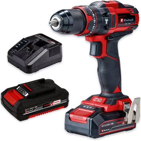Einhell TE-CD 18/44 Cordless Combi Drill PXC 18v Metal Chuck 2 x Batteries (1/5)