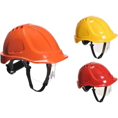 ELMETTI PORTWEST ROSSO ENDURANCE PLUS C/VIS