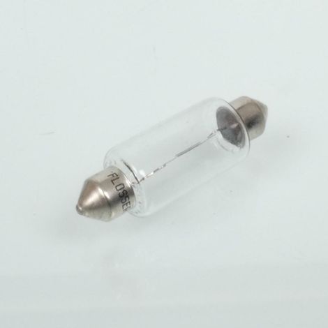Ampoule Flosser blanche 6V 18W navette T15x44 pour moto auto (1/2)
