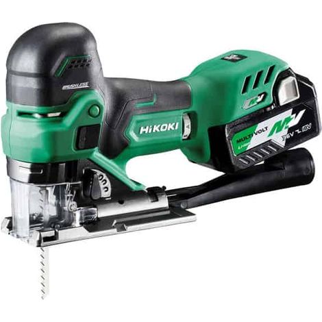 Hikoki – Scie sauteuse sans fil 36V avec 2 batteries 2.5Ah – Moteur Brushless – Capacité de coupe 160mm dans bois – CJ36DBWRZ