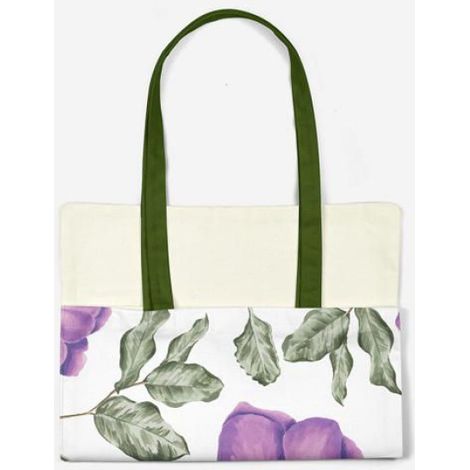 Sac Shopping - Toile Coton 100 % - 34 x 40 cm - Porté Épaule - 90 g - 1 Pièce (1/4)