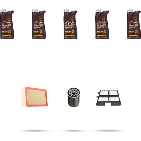 Kit tagliando 3 FILTRI e 5L OLIO compatibile con Toyota Avensis I (T22) 2.0 16v 110kw Dal 2000 (1/5)