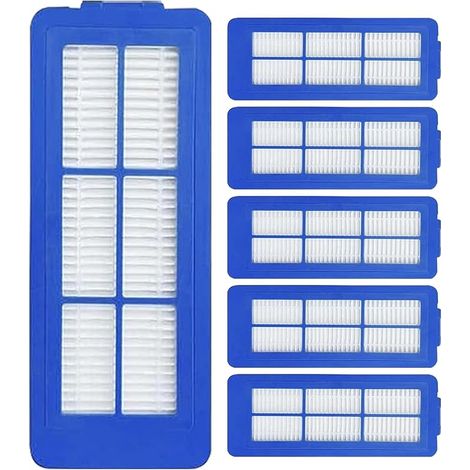 Lot de 6 filtres HEPA de rechange pour aspirateurs Eufy 11S Max 15C Max, 30C Max, 39C Max, G30 Edge, G30 Hybride (1/5)
