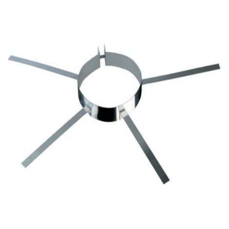 Crociera di centraggio acciaio inox diametro 80 mm (1/2)