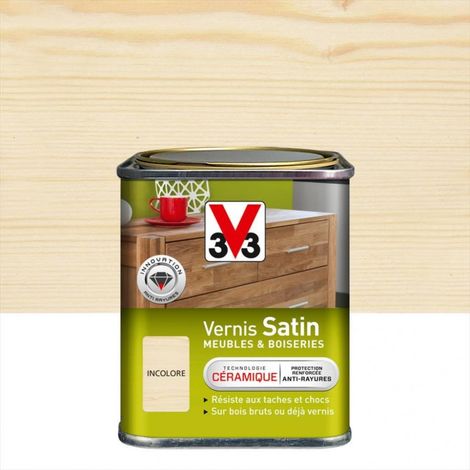 V33 Möbel- und Objektlack, farblos seidenmatt, 0,25l V33