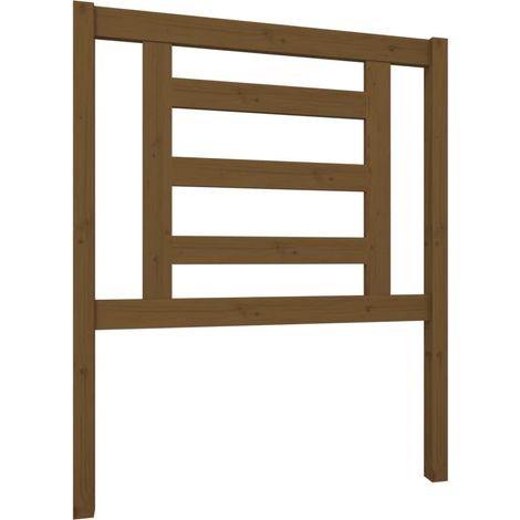 Maison Exclusive - Kopfteil Honigbraun 81x4x100 cm Massivholz Kie