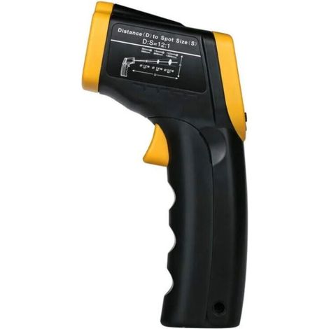 Infrarot-Thermometer, berührungsloses Laser-Thermometer, LCD-Temperaturanzeige (-50 °C bis 380 °C), geeignet für Haushalt, Industrie und Küche