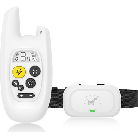Collier électrique pour chien avec télécommande – Collier d'éducation pour chiens de petite, moyenne et grande taille – Collier de dressage rechargeable