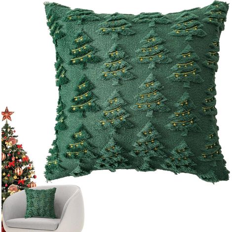Housses De Coussin Décoratif De Noël - Motif Arbre pour Taie D Oreiller 30 (1/5)