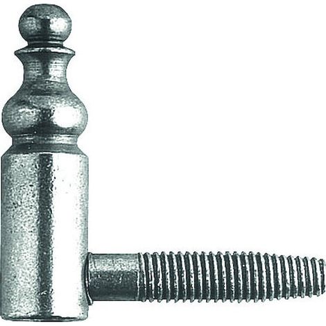 Fiche à visser rustique pour menuiserie bois 190 diamètre 13 mm longueur 45 mm femelle patiné - OTLAV