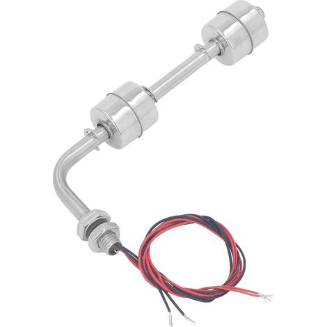 Wasserstandssensor aus Edelstahl, Schwimmerschalter für Poolpumpen, Aquarien, Teiche, AC/DC 0–110 V, Länge 150 mm (1/5)
