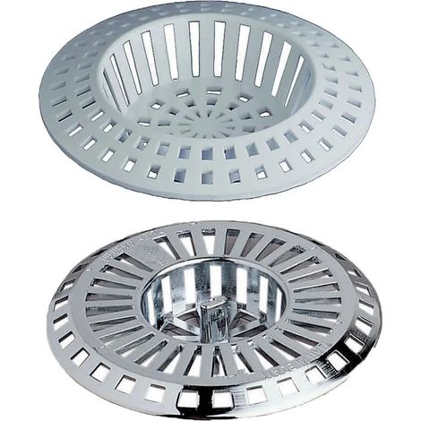 Ipierre - Griglia Bianca Ø80 Mm Per Lavello - Confezione 2 Pz