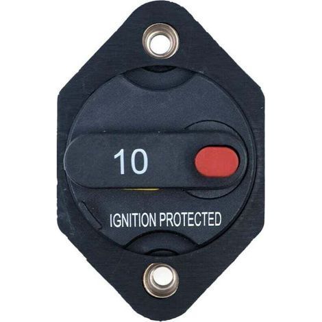 Automatic inverter fuse switch with pulsating manual switch for car truck camper rimorchio marine waterproof 12V-32V - 10A (1/4)
