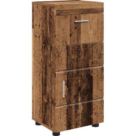 Maison Exclusive - Badezimmerschrank-Set TULUM Altholz 37 x 31,5 (1/5)