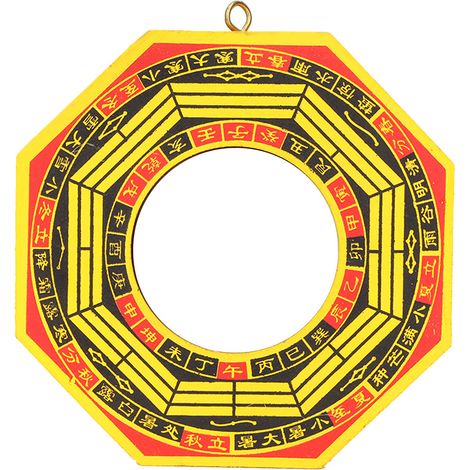 Miroir Bagua convexe/concave Feng Shui traditionnel pour maison et commerce, porte-bonheur, décoration murale, modèle 2 (1/5)