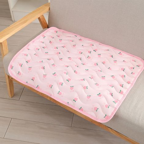 Tapis rafraîchissant pour animaux, tapis en soie glacée, été 50×40cm, tapis rafraîchissant pour chiens, couverture rafraîchissante respirante pour animaux de compagnie, rafraîchit chats et chiens (1/2)