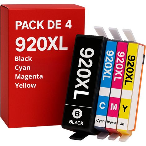 Pack de Cartouches Compatibles HP 920 XL OfficeJet 6000, 6500/E709/E710/Wireless, 6500A,/Plus, 7000/Wide , 7500A/Wide , E710A/N